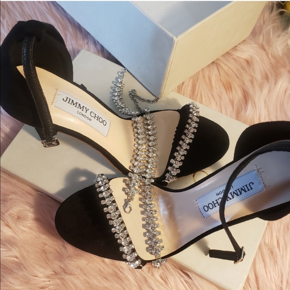 Jimmy Choo heels with embellishment size EU39 or US 8